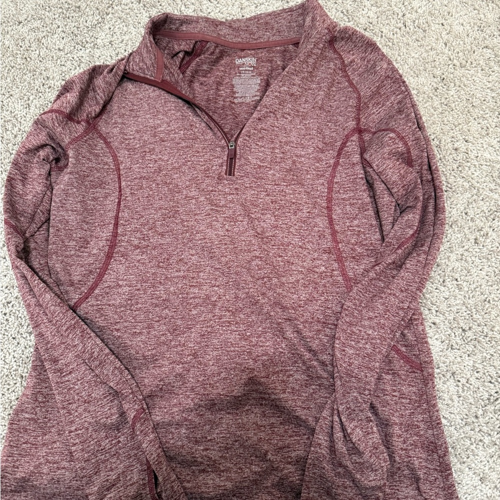 Danskin Women's Burgundy Long Sleeve Top